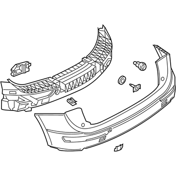 Audi Q5 Bumper - 8R0-807-303-B-GRU