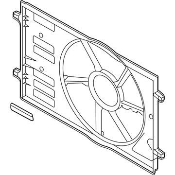 Audi Cooling Fan Shroud - 5Q0-121-205-AN