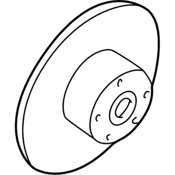 Audi Brake Disc - 4B0-615-601