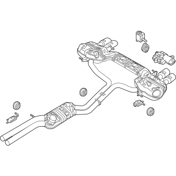 Audi RS7 Sportback Muffler - 4K0-253-181-CB