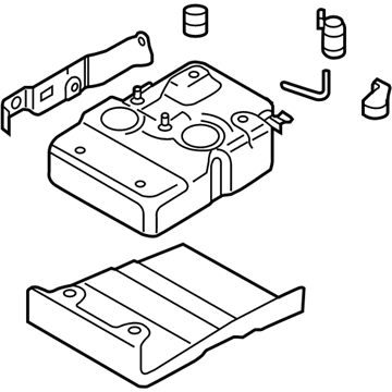 Audi Fuel Tank - 4L0-131-877-E