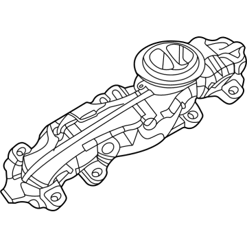 Audi SQ7 Exhaust Manifold - 0P2-253-033-A