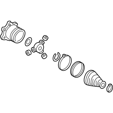 Audi SQ8 CV Joint - 760-498-103-B