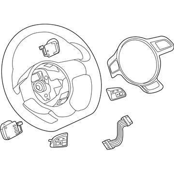 Audi SQ5 Steering Wheel - 8R0-419-091-AQ-IXB