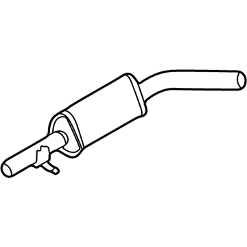 Audi Muffler - 8N0-253-209-D