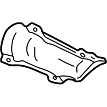 Audi TT Quattro Exhaust Heat Shield - 8N0-803-313