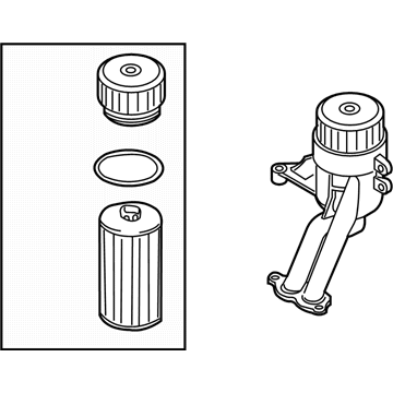 Audi Oil Filter Housing - 079-115-401-T