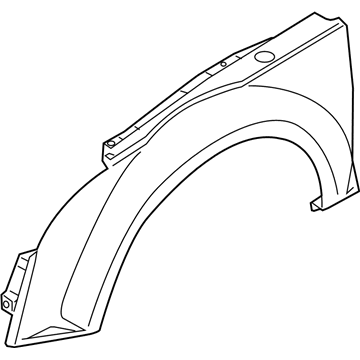 Audi TT Quattro Fender - 8J0-821-104-B