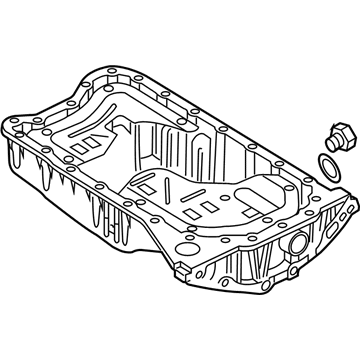 Audi Q7 Oil Pan - 03H-103-601-K