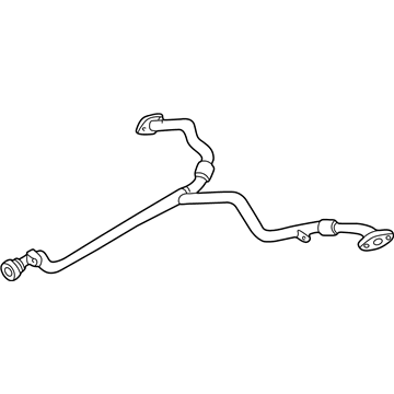 Audi EGR Tube - 077-131-831-F