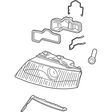 Audi Headlight - 4B3-941-003-P