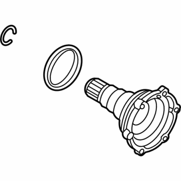 Audi Axle Shaft - 0B0-598-071