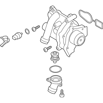 Audi A4 Quattro Water Pump - 06J-121-026-G