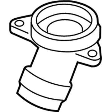 Audi Thermostat Housing - 06J-121-121