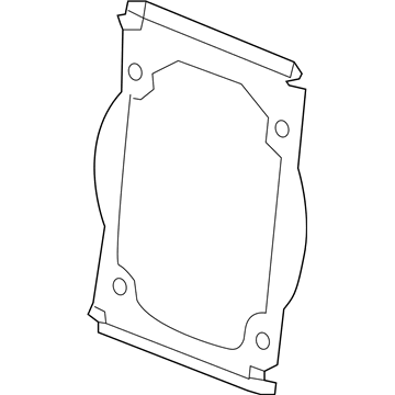 Audi Cooling Fan Bracket - 4Z7-121-329