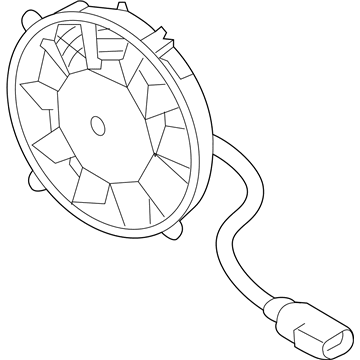 Audi Cooling Fan Assembly - 4Z7-959-455-C