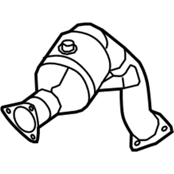 Audi Catalytic Converter - 8K0-254-250-MX