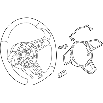 Audi RS5 Steering Wheel - 8W0-419-091-EE-JQK