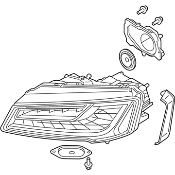 Audi S8 Headlight - 4H0-941-773