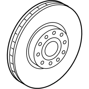 Audi A3 Brake Disc - 5Q0-615-301-G