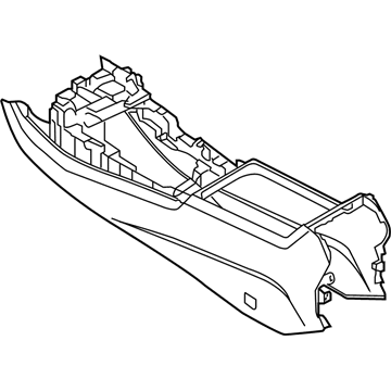 Audi Center Console - 80B-863-241-A-BA4