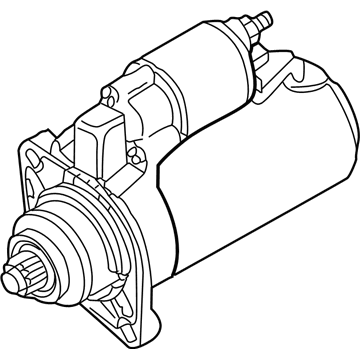 Audi TT Starter - 02E-911-023-LX