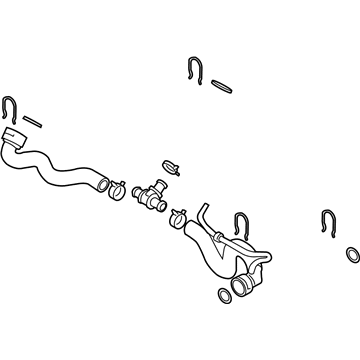 Audi A3 Coolant Pipe - 1K0-121-051-AC