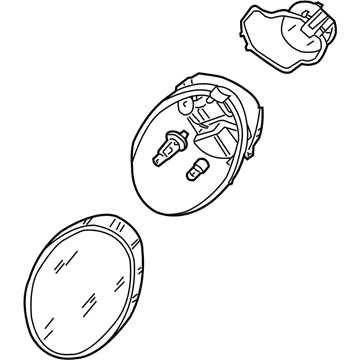 Audi Headlight - 1C0-941-030-K