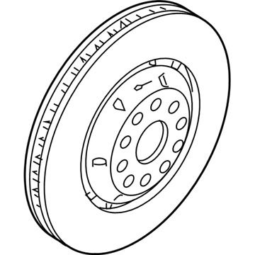 Audi A6 Quattro Brake Disc - 4E0-615-301-P