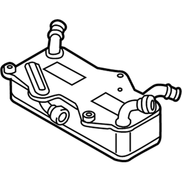 Audi Automatic Transmission Oil Cooler - 4G0-317-021-AG