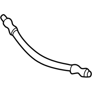 Audi 90 Brake Hose - 893-611-775-A