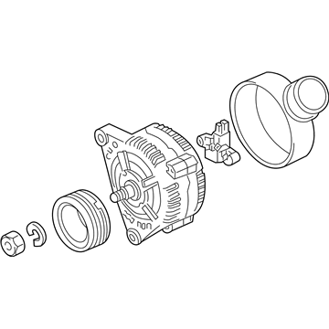 Audi A4 Quattro Alternator - 06E-903-016-EX