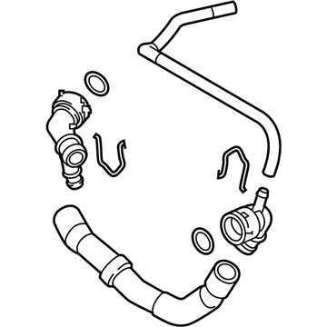 Audi Q3 Coolant Pipe - 5QN-122-101-AB