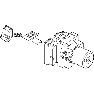 Audi A8 Quattro ABS Control Module - 4N0-614-517-AT-BEF