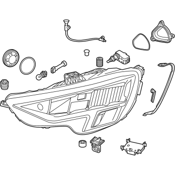 Audi A3 Quattro Headlight - 8Y0-941-011-B