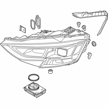 Audi S8 Headlight - 4N0-941-783-C