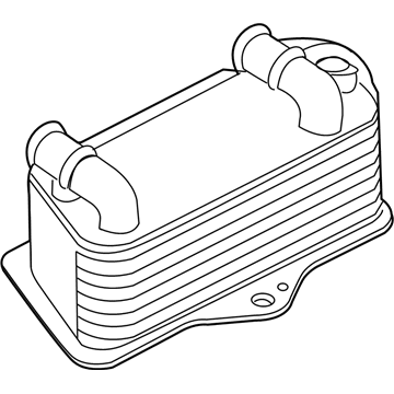 Audi Automatic Transmission Oil Cooler - 02E-409-061-B