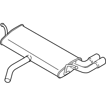 Audi S3 Muffler - 8V7-253-609-D