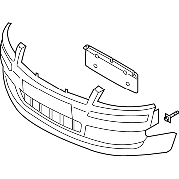 Audi A8 Quattro Bumper - 4E0-807-105-K-GRU