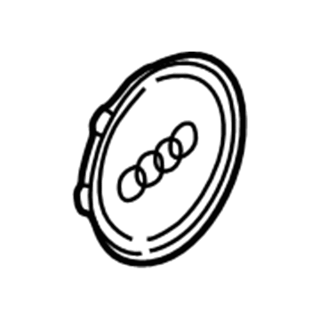 Audi Wheel Bearing Dust Cap - 8D0-601-165-D-7ZJ