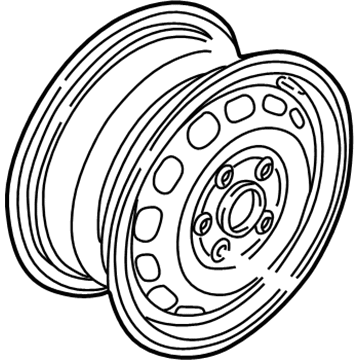 Audi Alloy Wheels - 4B0-601-027-03C