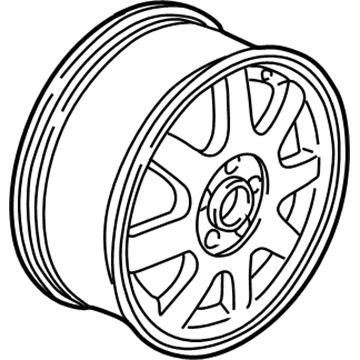 Audi Alloy Wheels - 8D0-601-025-B-Z17