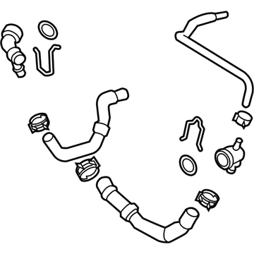 Audi S3 Coolant Pipe - 5Q0-122-101-EA