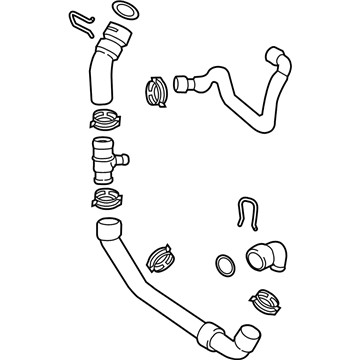 Audi Q3 Coolant Pipe - 5N0-122-051-CC