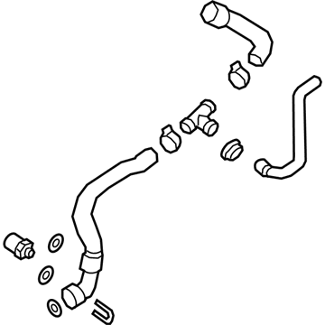 Audi A5 Sportback Coolant Pipe - 8W0-122-055-BN