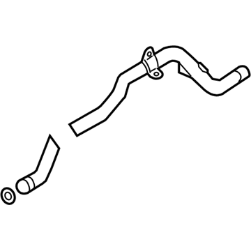 2006 Audi A4 Coolant Pipe - 06E-121-065-H