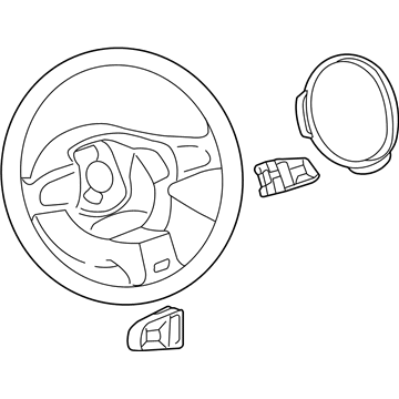 Audi A8 Quattro Steering Wheel - 4F0-419-091-DK-1LF