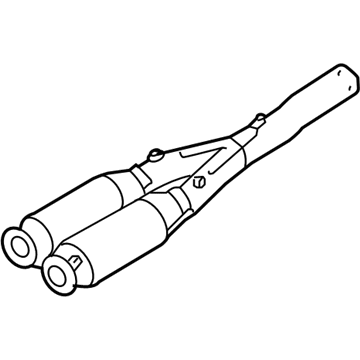 Audi TT Quattro Catalytic Converter - 1J1-131-701-JX