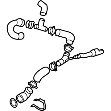 Audi RS4 Coolant Pipe - 8E0-121-070-B