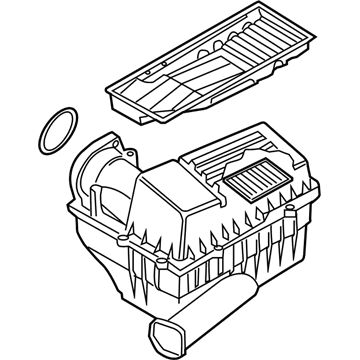 Audi A3 Quattro Air Filter Box - 1K0-129-607-AG